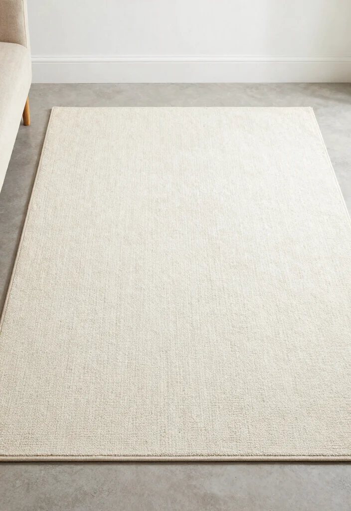 18 Rug on Top of Carpet Living Room Ideas That Actually Work 68 18 Rug on Top of Carpet Living Room Ideas That Actually Work - 18. Minimalist Layering 1