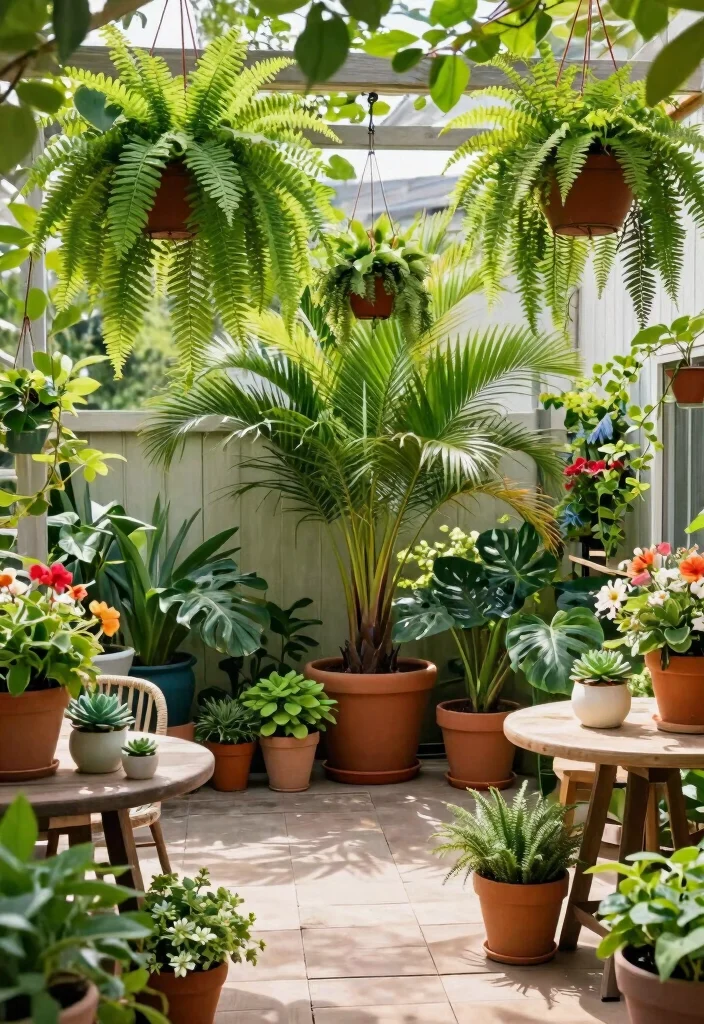 14 Back Deck Decorating Ideas That Feel Cozy & Inviting 60 14 Back Deck Decorating Ideas That Feel Cozy & Inviting - 10. Greenery Galore 1