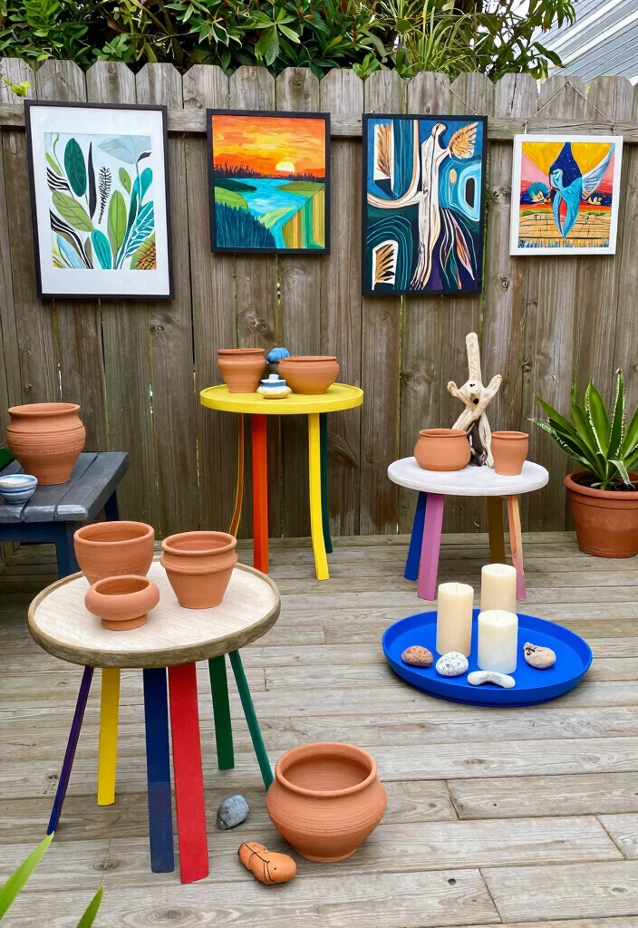 14 Back Deck Decorating Ideas That Feel Cozy & Inviting 61 14 Back Deck Decorating Ideas That Feel Cozy & Inviting - 11. Artistic Accents 1