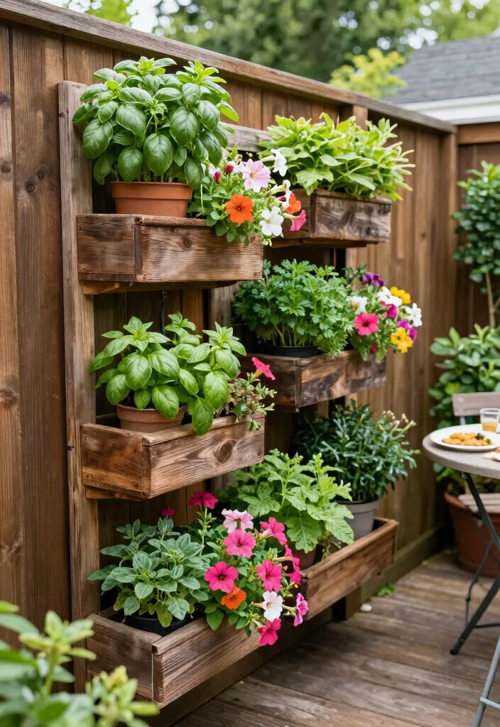 14 Back Deck Decorating Ideas That Feel Cozy & Inviting 3 14 Back Deck Decorating Ideas That Feel Cozy & Inviting - 3. Vertical Gardens 1