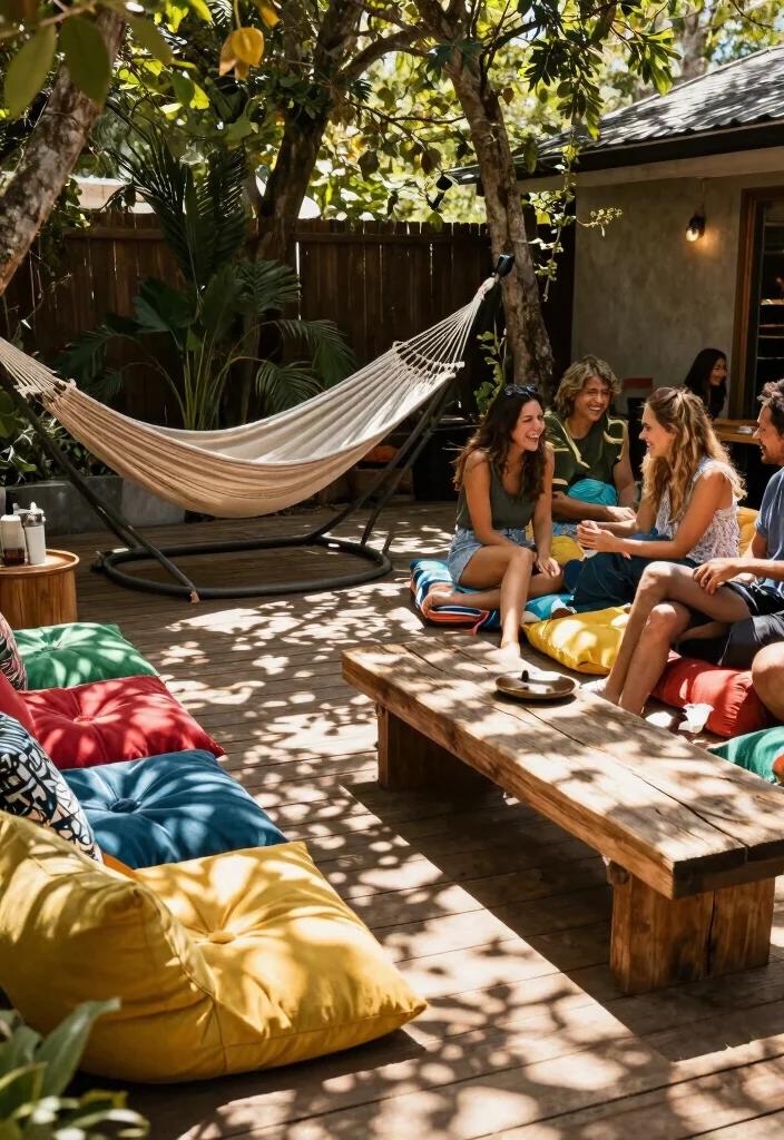 14 Back Deck Decorating Ideas That Feel Cozy & Inviting 59 14 Back Deck Decorating Ideas That Feel Cozy & Inviting - 9. Mixed Seating Options 1