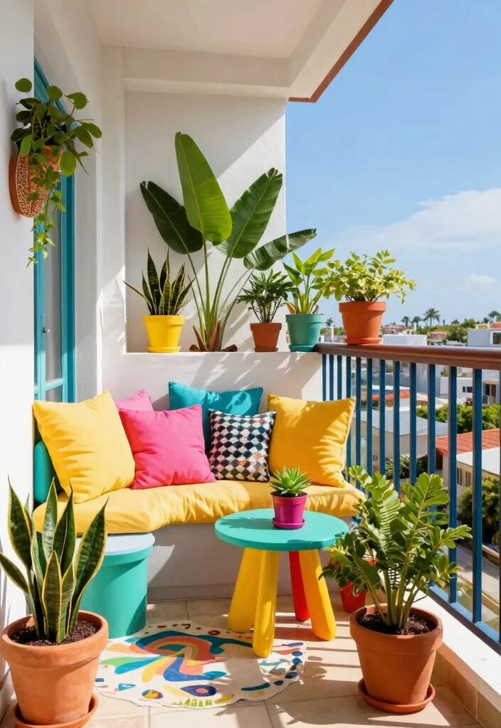 14 Balcony Photoshoot Ideas With Stunning Natural Light 30 14 Balcony Photoshoot Ideas With Stunning Natural Light - 10. Color Pop 1