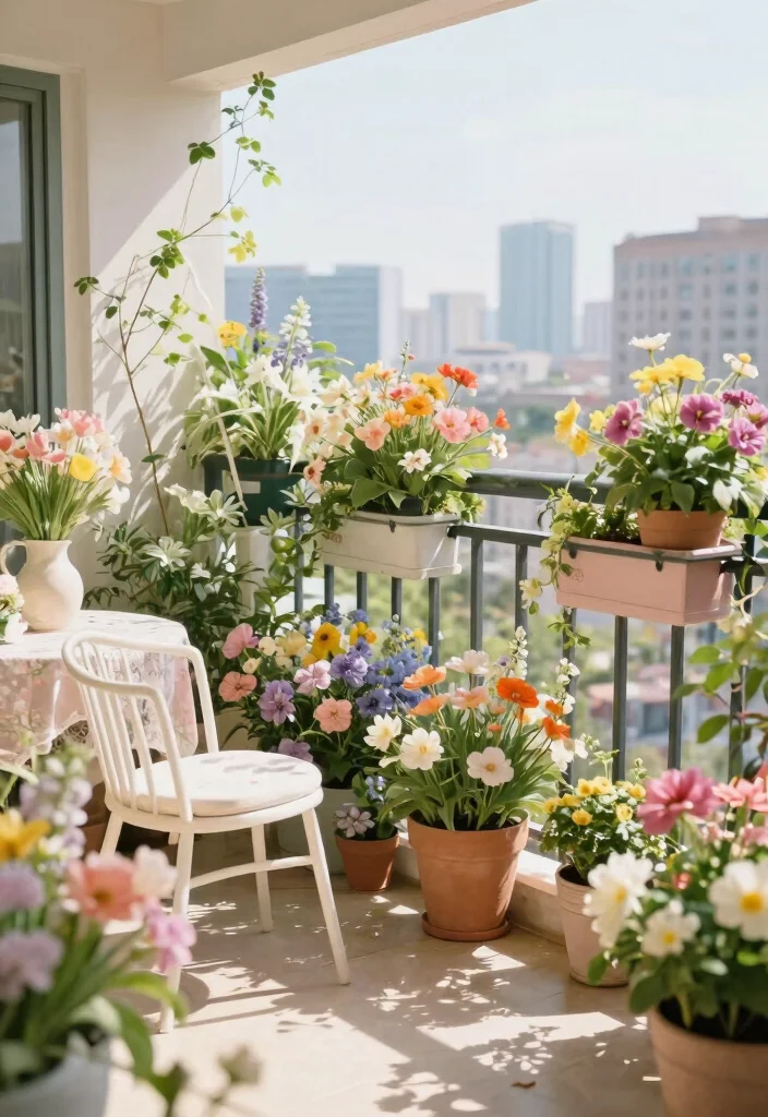 14 Balcony Photoshoot Ideas With Stunning Natural Light 54 14 Balcony Photoshoot Ideas With Stunning Natural Light - 14. Seasonal Decor 1