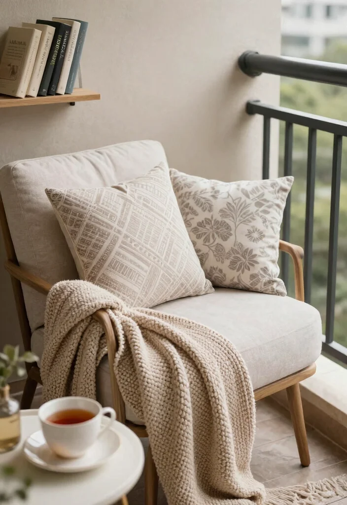 14 Balcony Photoshoot Ideas With Stunning Natural Light 3 14 Balcony Photoshoot Ideas With Stunning Natural Light - 3. Cozy Reading Nook 1