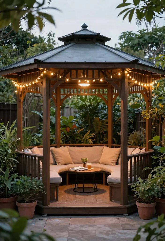14 Gazebo Ideas Terrace Spaces Will Love 15 14 Gazebo Ideas Terrace Spaces Will Love - 5. Cozy Corner 1