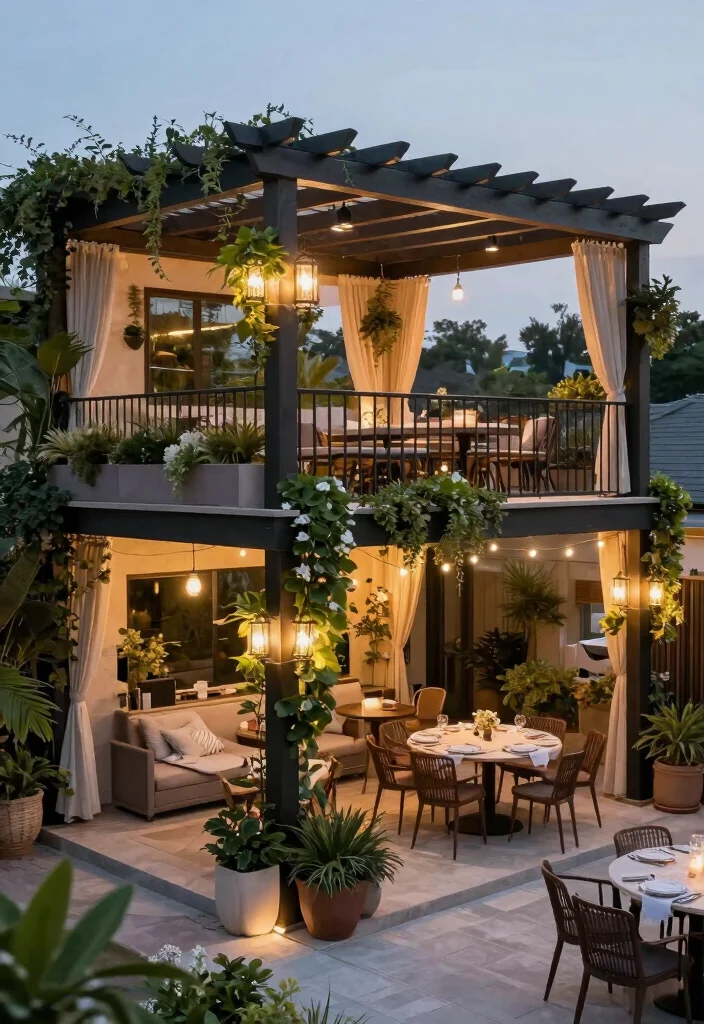 14 Small Pergola Ideas That Maximize Compact Spaces 41 14 Small Pergola Ideas That Maximize Compact Spaces - 11. Multi-Level Pergola 1