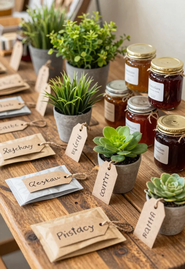 15 Engagement Party Ideas Backyard Hosts Will Love - 6. Nature-Inspired Favors 1