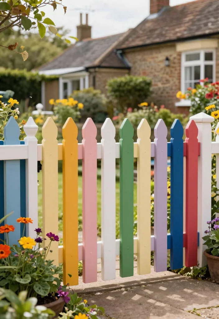15 Front Garden Fence Ideas UK Homes Will Love - 12. Composite Picket Fence 1