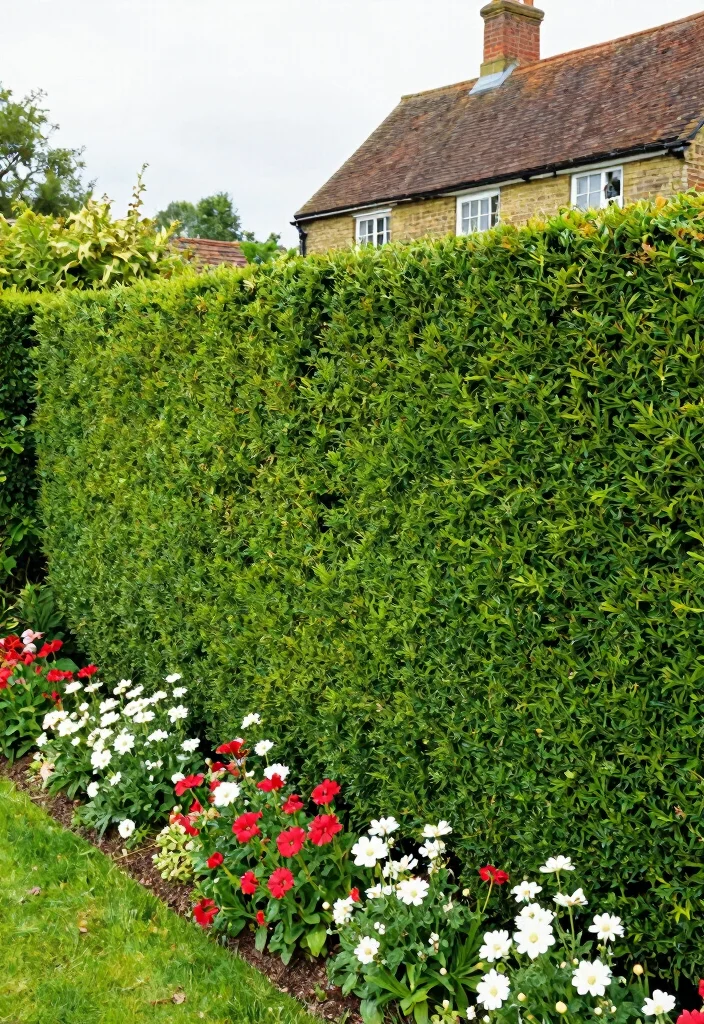 15 Front Garden Fence Ideas UK Homes Will Love - 14. Living Hedge Fence 1