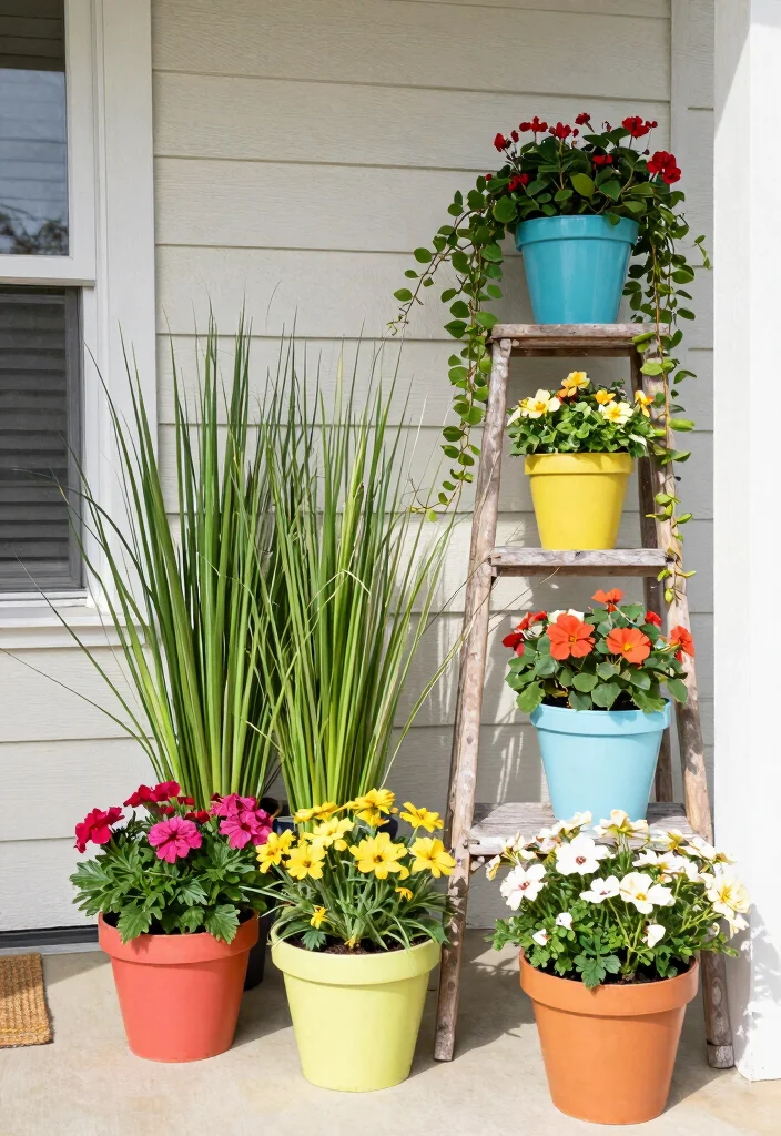 15 Front Porch Ideas Spring Lovers Will Adore 14 15 Front Porch Ideas Spring Lovers Will Adore - 4. Potted Delight 1