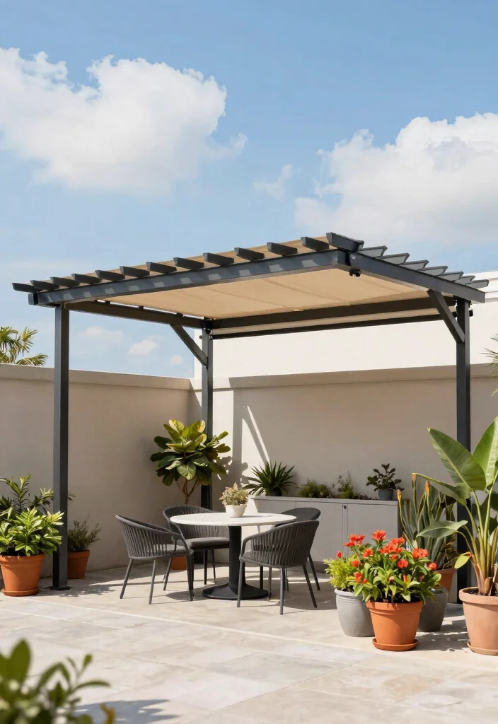 15 Pergola Cover Ideas Waterproof & Stylish 1 15 Pergola Cover Ideas Waterproof & Stylish - 1. Retractable Canopy 1