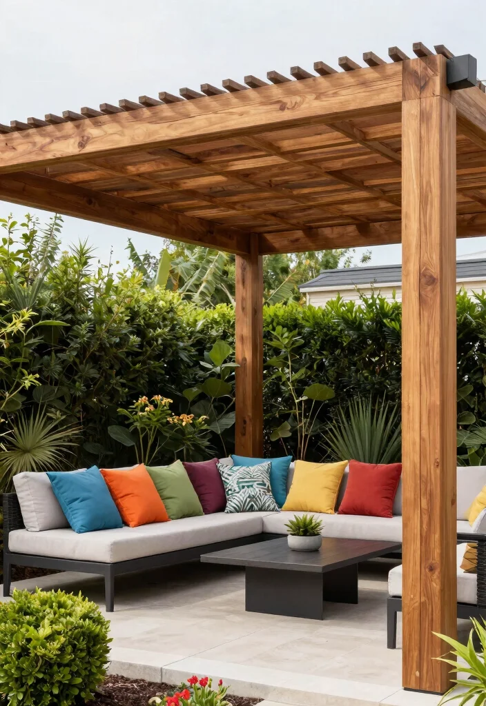 15 Pergola Cover Ideas Waterproof & Stylish 40 15 Pergola Cover Ideas Waterproof & Stylish - 10. Composite Wood Cover 1