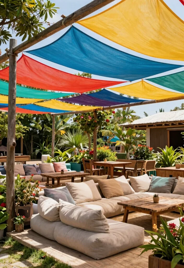 15 Pergola Cover Ideas Waterproof & Stylish 41 15 Pergola Cover Ideas Waterproof & Stylish - 11. Canvas Tarps 1
