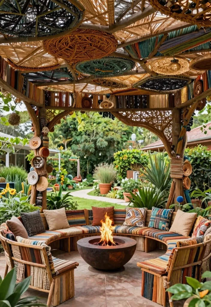 15 Pergola Cover Ideas Waterproof & Stylish 54 15 Pergola Cover Ideas Waterproof & Stylish - 14. Sustainable Recycled Materials 1