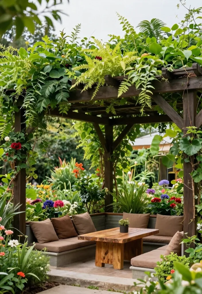 15 Pergola Cover Ideas Waterproof & Stylish 28 15 Pergola Cover Ideas Waterproof & Stylish - 8. Green Roof Pergola 1