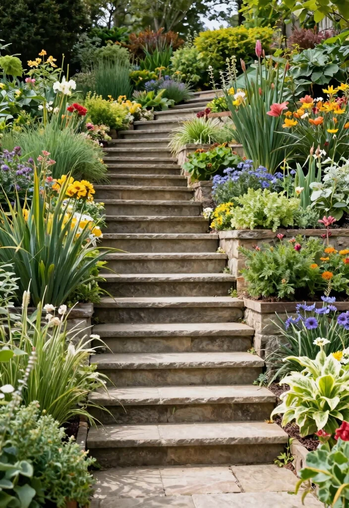 16 Patio Steps Ideas That Elevate Your Outdoor Design 51 16 Patio Steps Ideas That Elevate Your Outdoor Design - 11. Terraced Steps 1