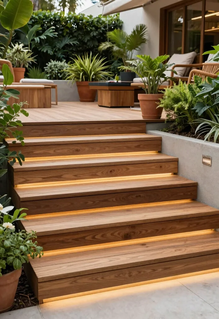 16 Patio Steps Ideas That Elevate Your Outdoor Design 52 16 Patio Steps Ideas That Elevate Your Outdoor Design - 12. Eco-Friendly Composite Material Steps 1