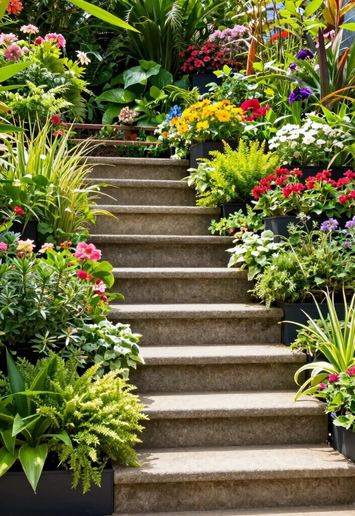 16 Patio Steps Ideas That Elevate Your Outdoor Design 64 16 Patio Steps Ideas That Elevate Your Outdoor Design - 14. Vertical Garden Steps 1