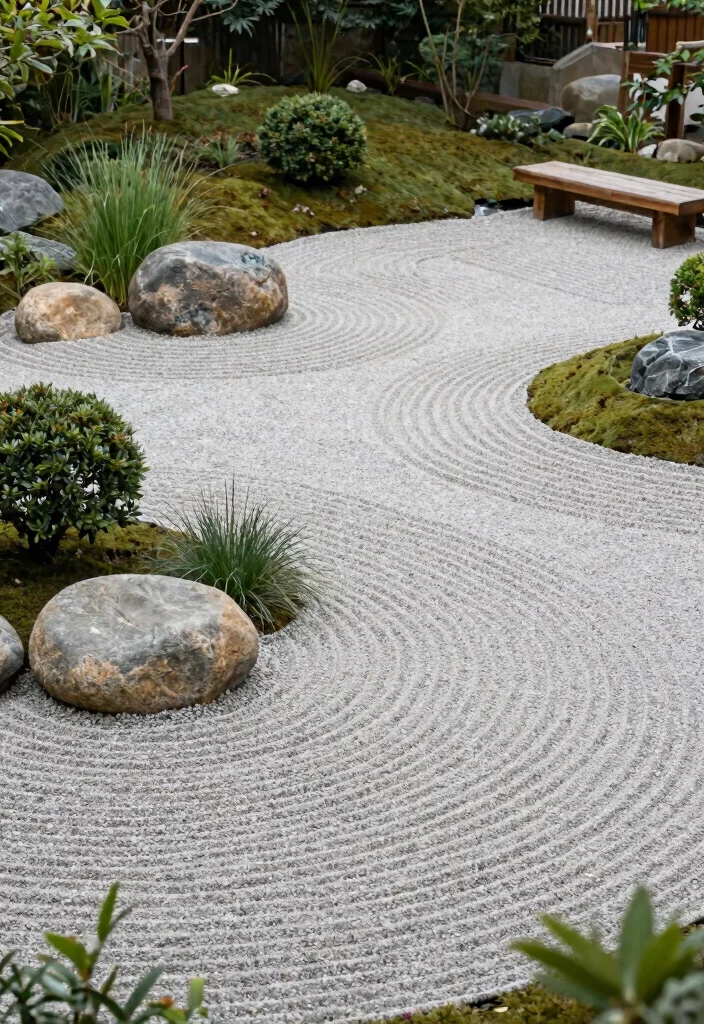 16 Sloping Backyard Ideas That Turn Hills Into Highlights 54 16 Sloping Backyard Ideas That Turn Hills Into Highlights - 14. Zen Gardens 1
