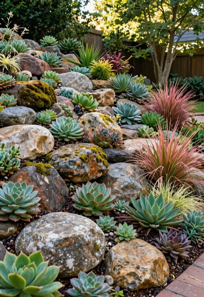 16 Sloping Backyard Ideas That Turn Hills Into Highlights 3 16 Sloping Backyard Ideas That Turn Hills Into Highlights - 3. Rock Gardens 1