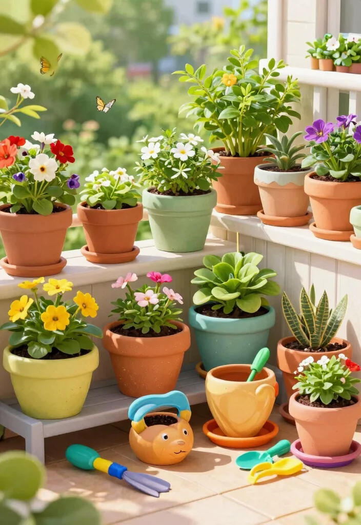 16 Toca Boca Balcony Ideas Fans Will Obsess Over 12 16 Toca Boca Balcony Ideas Fans Will Obsess Over - 2. Mini Garden Retreat 1