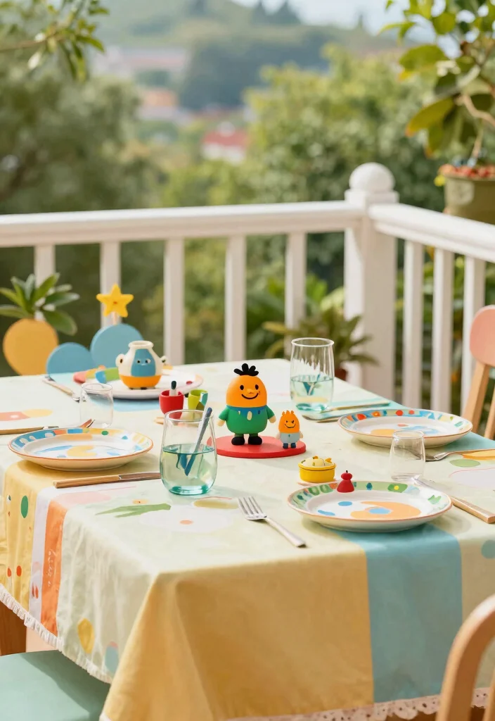 16 Toca Boca Balcony Ideas Fans Will Obsess Over 27 16 Toca Boca Balcony Ideas Fans Will Obsess Over - 7. Themed Toca Boca Dining Area 1