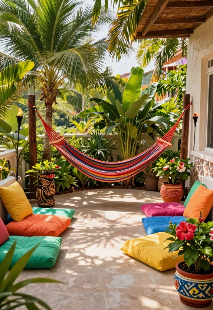17 Big Terrace Ideas That Make a Statement 30 17 Big Terrace Ideas That Make a Statement - 10. Exotic Outdoor Oasis 1