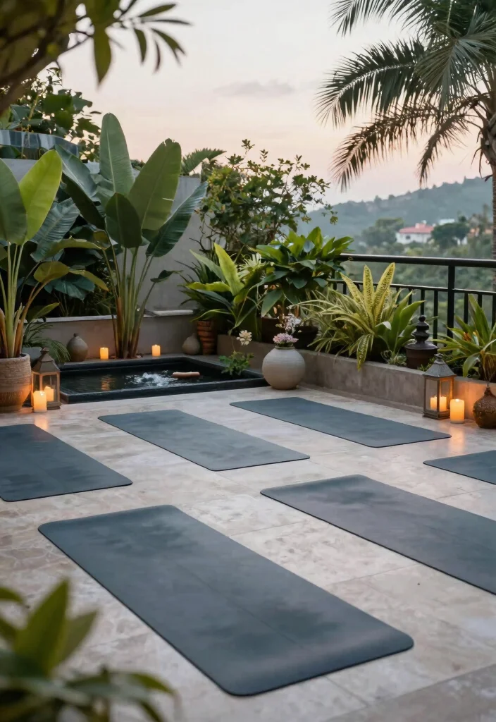 17 Big Terrace Ideas That Make a Statement 57 17 Big Terrace Ideas That Make a Statement - 17. Outdoor Yoga Retreat 1