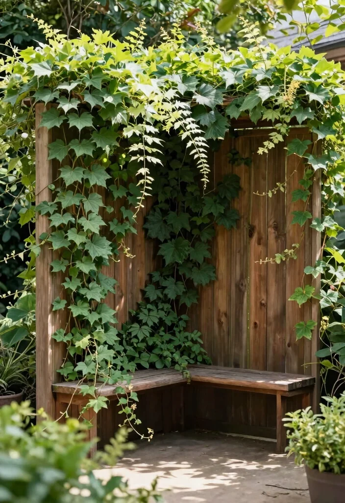 17 Fence Landscaping Ideas That Soften & Style Your Yard 42 17 Fence Landscaping Ideas That Soften & Style Your Yard - 12. Privacy Screens with Plants 1