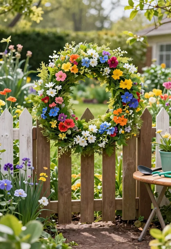 17 Fence Landscaping Ideas That Soften & Style Your Yard 67 17 Fence Landscaping Ideas That Soften & Style Your Yard - 17. Seasonal Decor on Fences 1