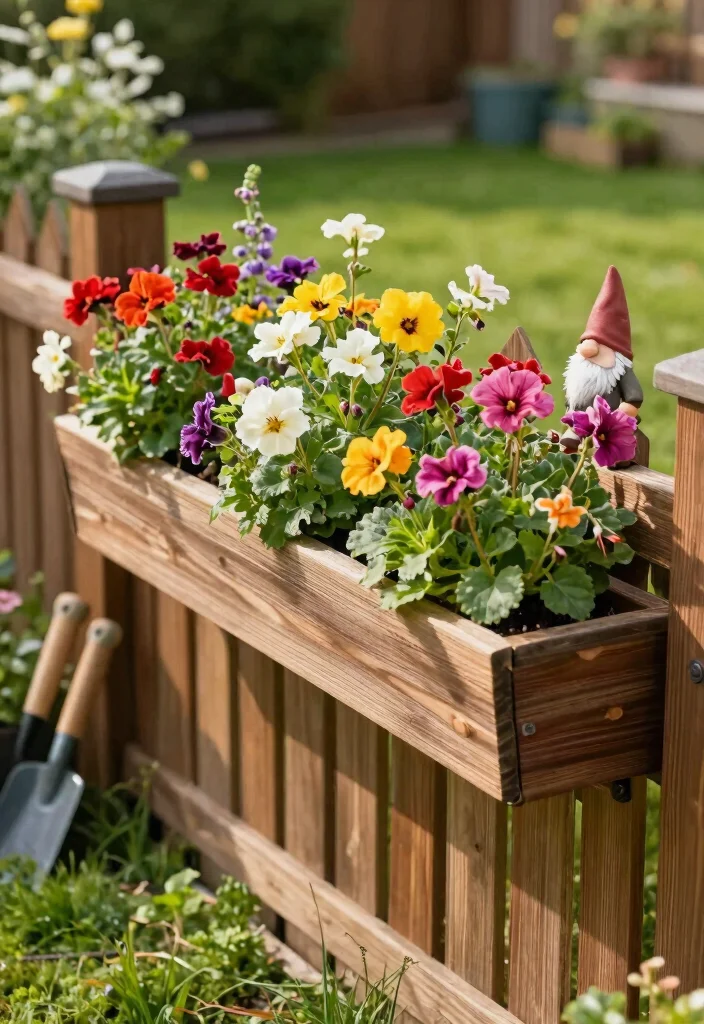 17 Fence Landscaping Ideas That Soften & Style Your Yard 23 17 Fence Landscaping Ideas That Soften & Style Your Yard - 3. Planter Box Fences 1