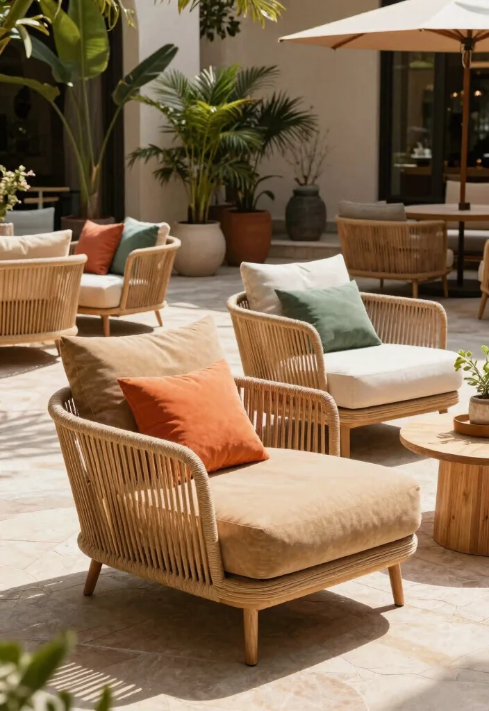 17 Outdoor Seating Ideas for Stylish Relaxing Spaces 43 17 Outdoor Seating Ideas for Stylish Relaxing Spaces - 13. Stylish Lounge Chairs from Sustainable Materials 1