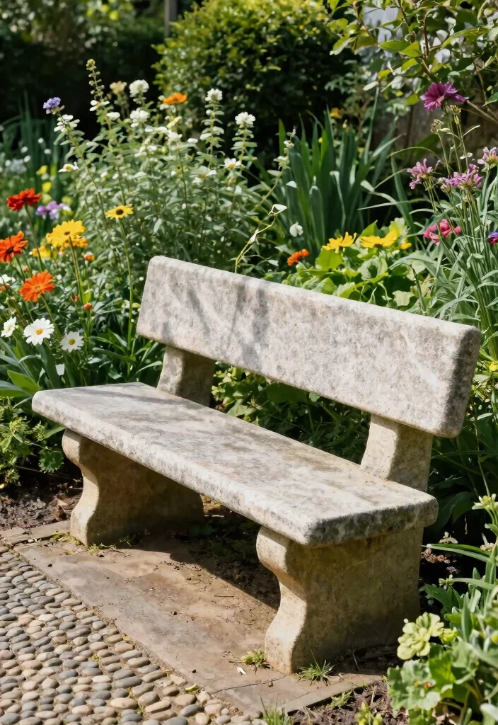 17 Outdoor Seating Ideas for Stylish Relaxing Spaces 14 17 Outdoor Seating Ideas for Stylish Relaxing Spaces - 4. Natural Stone Benches 1
