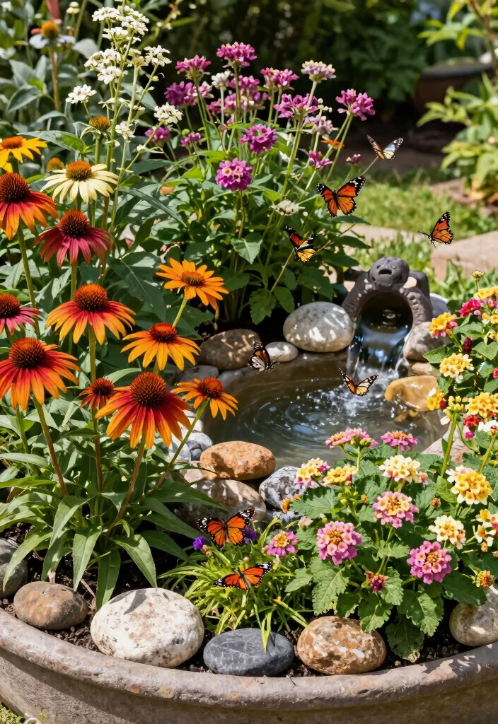 18 Container Flower Garden Ideas That Bloom Beautifully - 12. Themed Flower Gardens 1