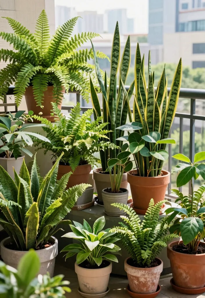 18 Container Flower Garden Ideas That Bloom Beautifully - 16. Urban Jungle with Foliage 1