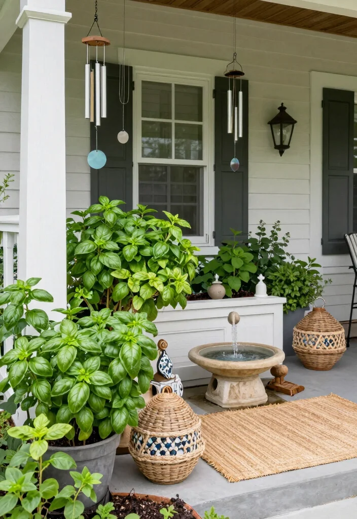 18 Cozy Front Porch 2026 Trending Ideas That Feel Warm & Welcoming 54 18 Cozy Front Porch 2026 Trending Ideas That Feel Warm & Welcoming - 14. Sensory Garden Features 1