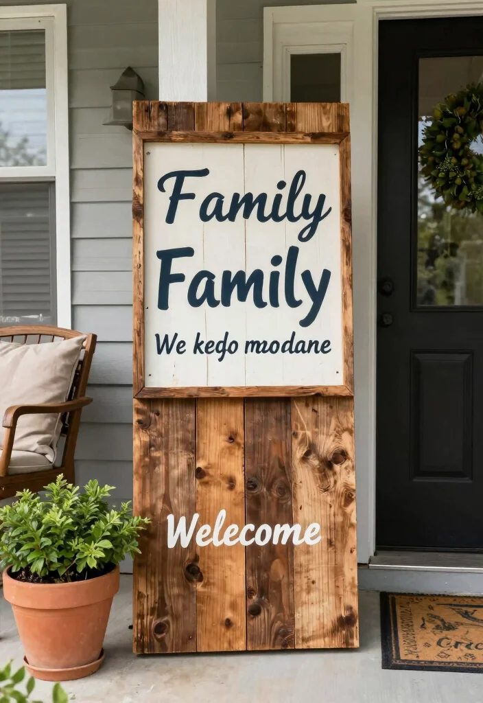 18 Cozy Front Porch 2026 Trending Ideas That Feel Warm & Welcoming 57 18 Cozy Front Porch 2026 Trending Ideas That Feel Warm & Welcoming - 17. Inviting Porch Signage 1