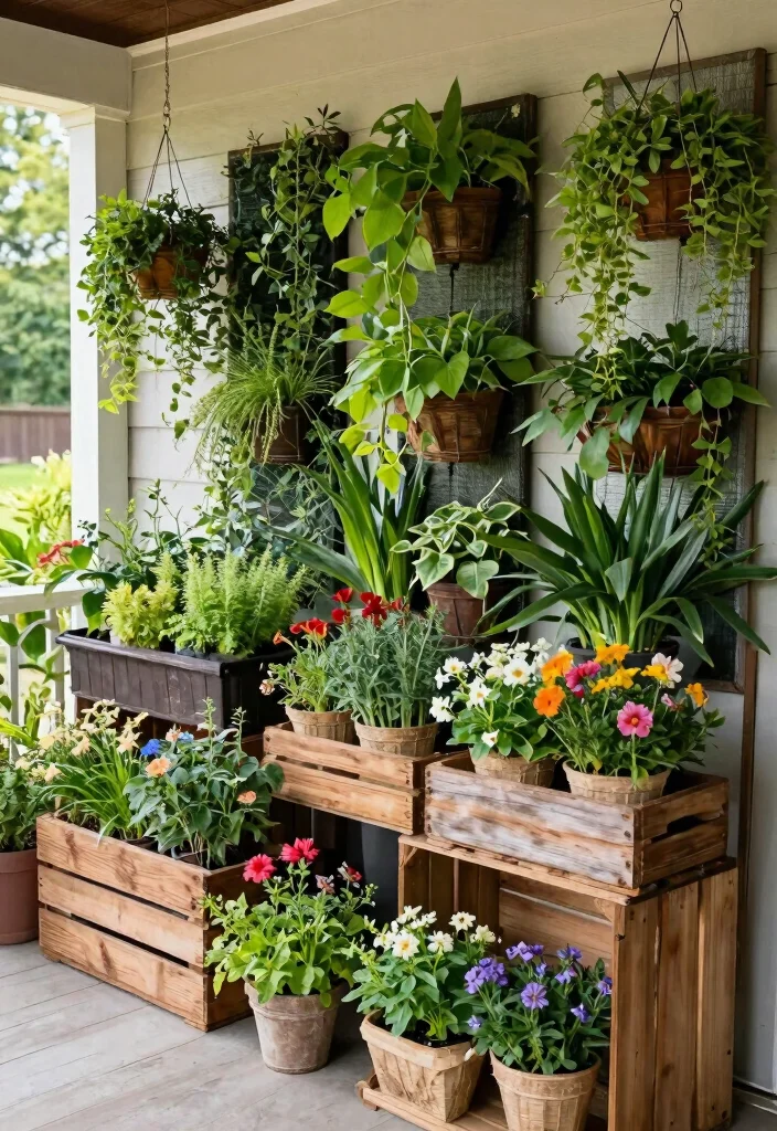 18 Cozy Front Porch 2026 Trending Ideas That Feel Warm & Welcoming 13 18 Cozy Front Porch 2026 Trending Ideas That Feel Warm & Welcoming - 3. Sustainable Planters and Greenery 1