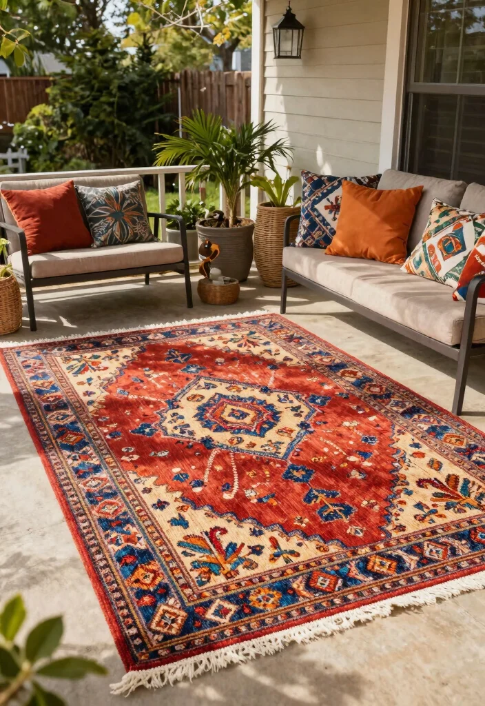 18 Cozy Front Porch 2026 Trending Ideas That Feel Warm & Welcoming 18 18 Cozy Front Porch 2026 Trending Ideas That Feel Warm & Welcoming - 8. Comfortable Outdoor Rugs 1