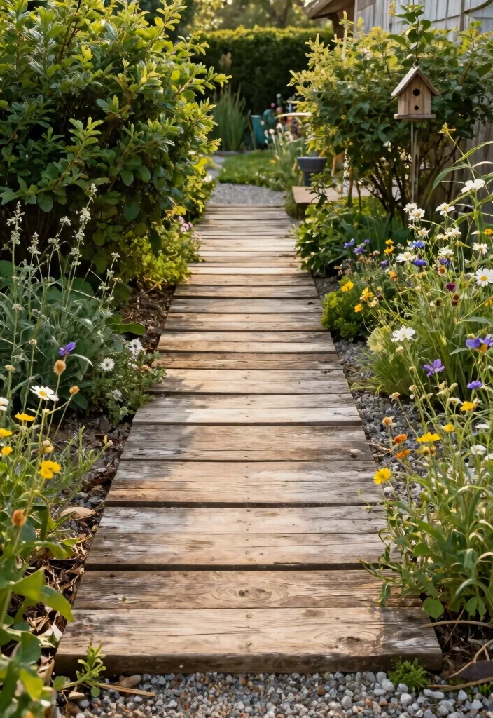18 Front Walkway 2026 Trending Ideas That Instantly Elevate Your Entrance 1 18 Front Walkway 2026 Trending Ideas That Instantly Elevate Your Entrance - 1. Reclaimed Wood Pathway 1
