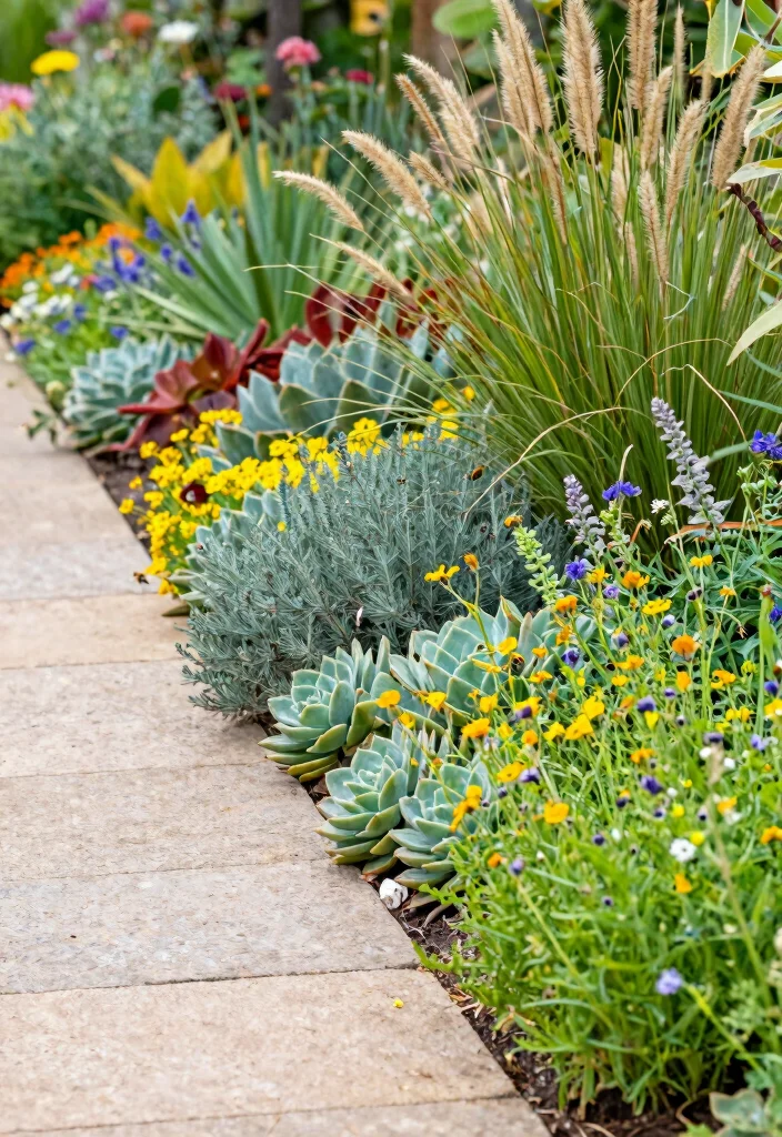 18 Front Walkway 2026 Trending Ideas That Instantly Elevate Your Entrance 24 18 Front Walkway 2026 Trending Ideas That Instantly Elevate Your Entrance - 4. Drought-Resistant Planting 1